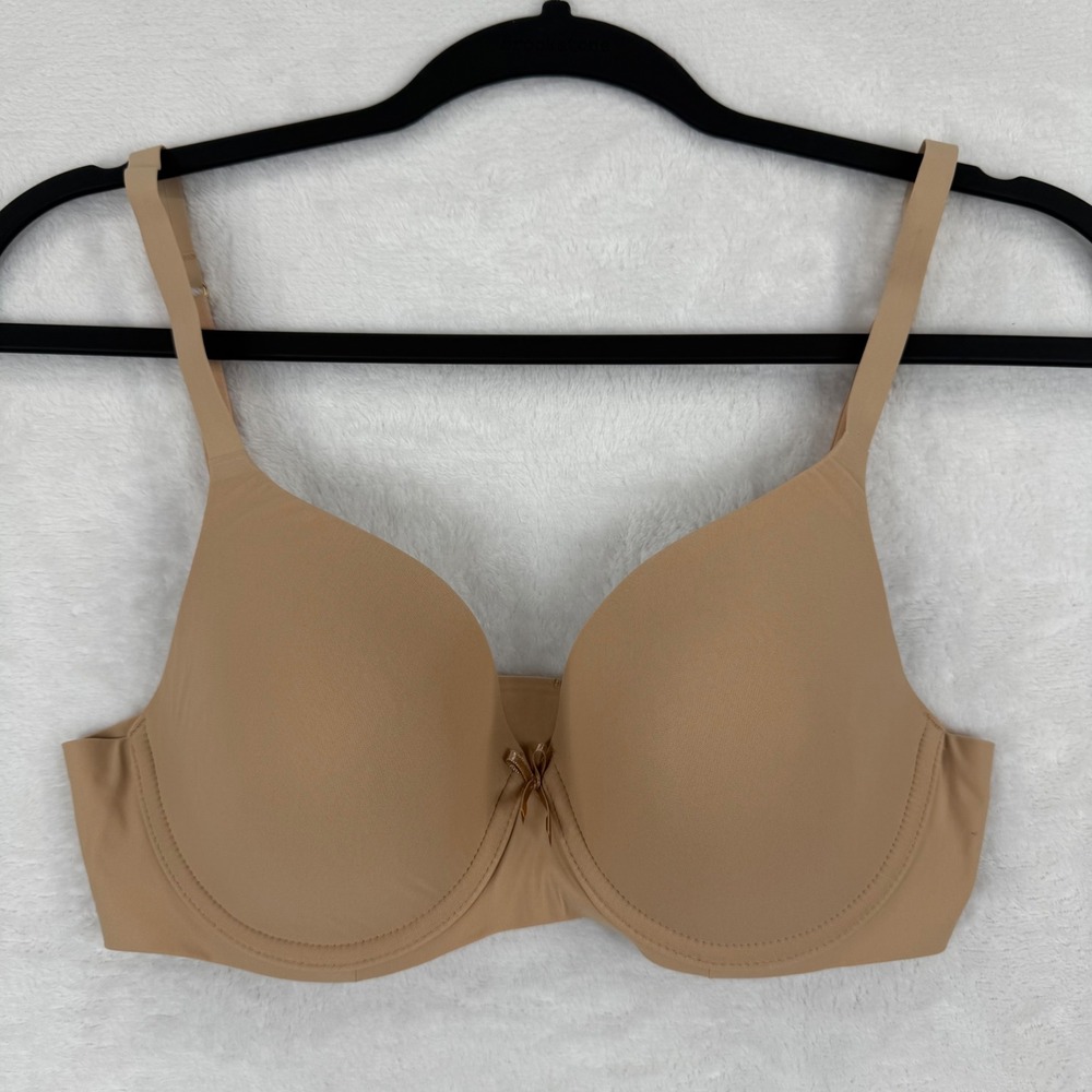 Le Mystere Invisible Bond Bra 9373 Beige Nude Seamless T-Shirt Bra 30D Womens